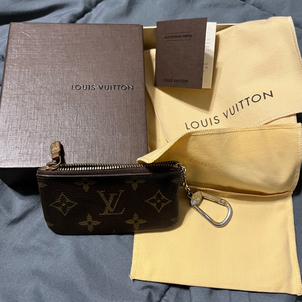 LV card keychain